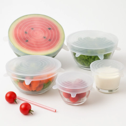 Tapas de Silicona Extensibles y Flexibles