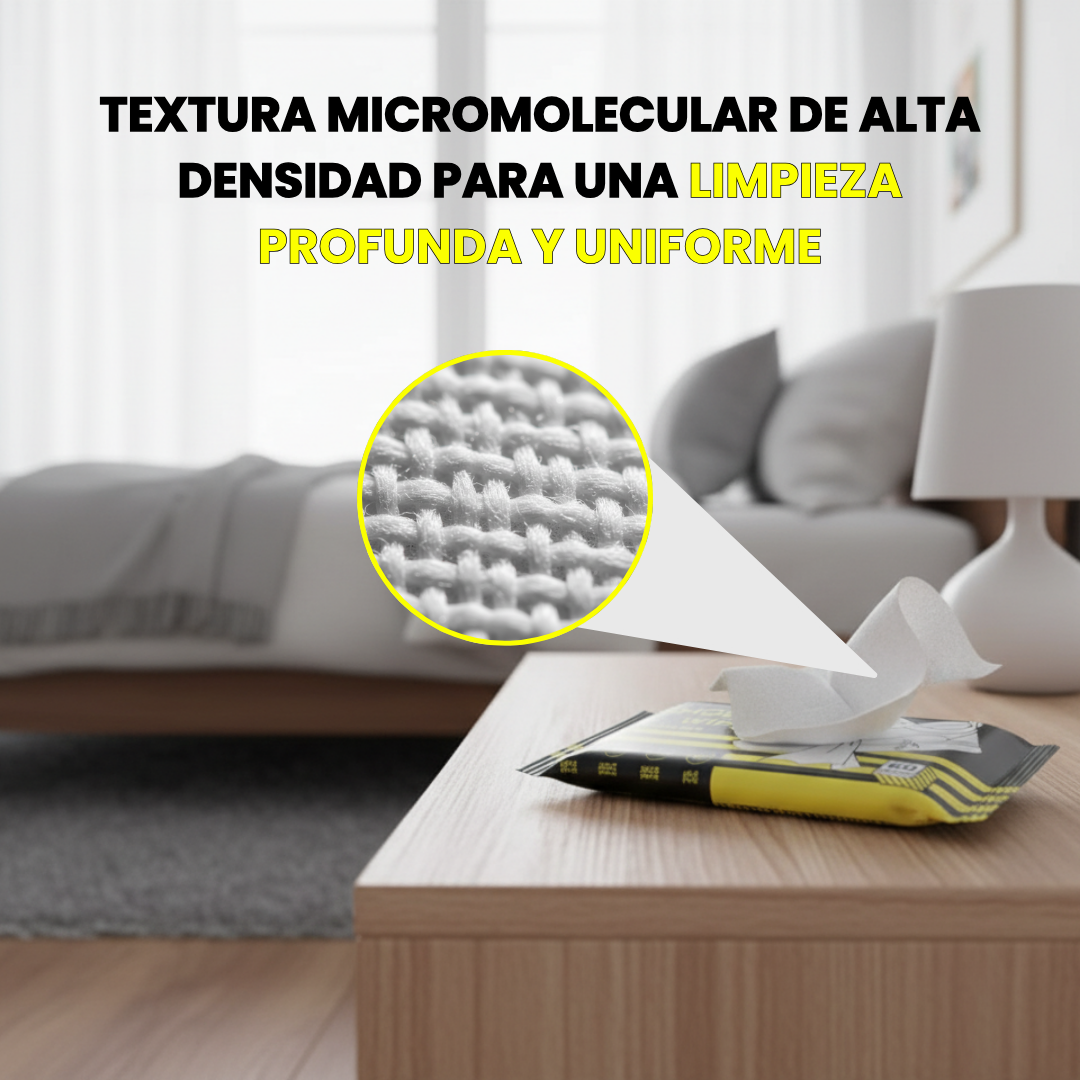 Toallitas limpiadoras para calzado y cuero