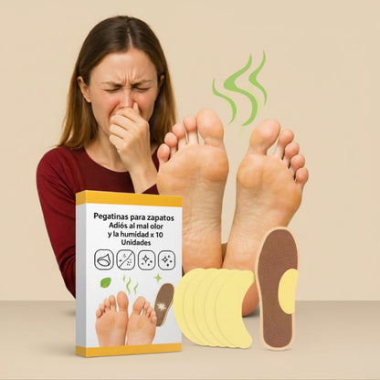 Pegatinas para zapatos | Adiós al mal olor y la humedad x 10 Unidades