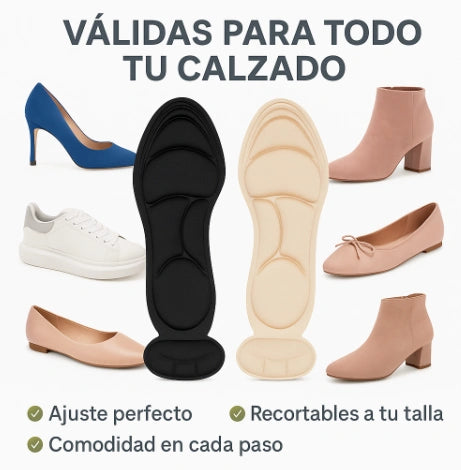 Plantillas Confort+|Antirozaduras